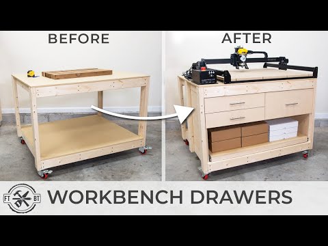 Simple Way to Add Drawers to Any Workbench | How To