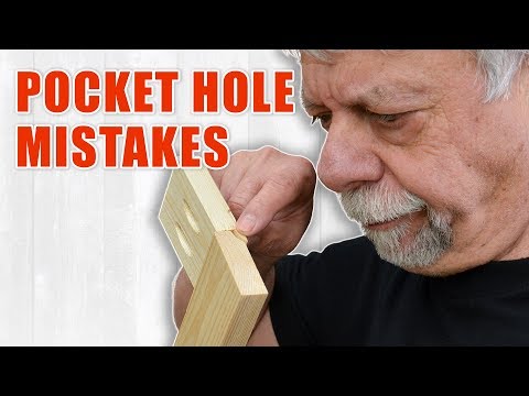 Pocket Hole Mistakes to Avoid / Woodworking Joinery