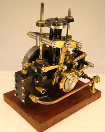 Bernays's twin-cylinder steam engine