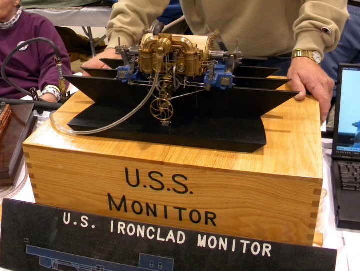 Richard Carlstedt's model of the U.S.S. Monitor's steam engine