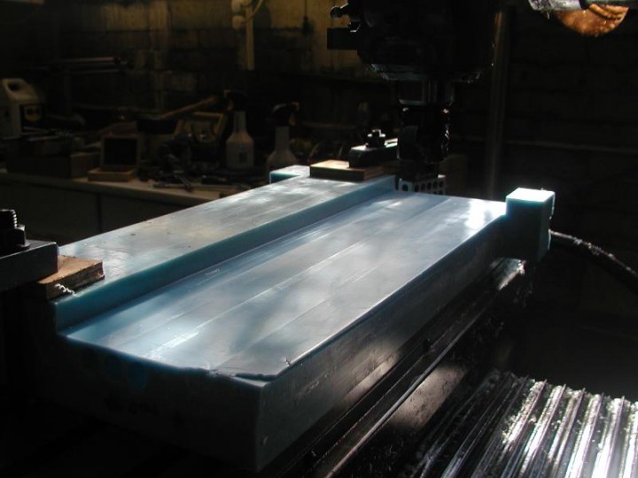 Machinable Wax Slab The Machinable Wax Slab, Early Stage