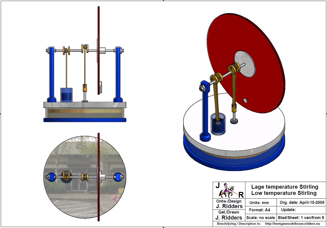 Jan Ridders New Ltd Stirling Engine