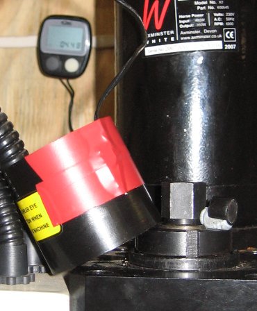 Adam's DIY tachometer for a mini-mill